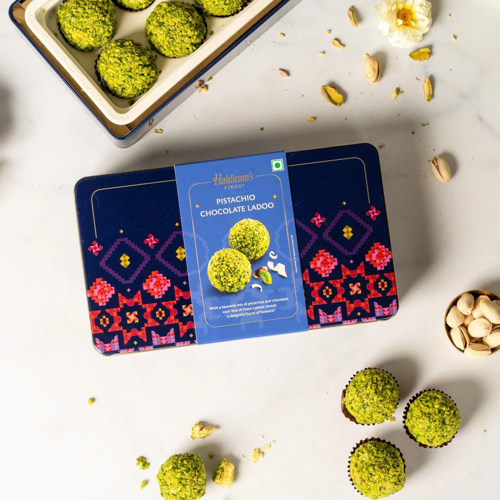 Pistachio Chocolate Ladoo (250 g)