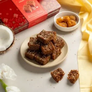 Coconut Jaggery Burfee